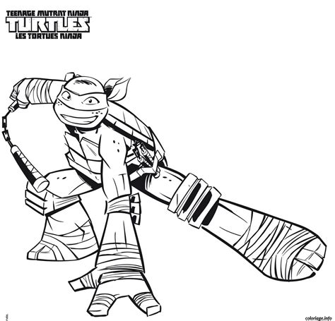 Coloriage Tortue Ninja Dessin