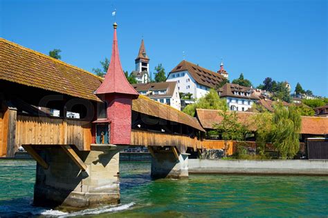 Bridge in Lucerne | Stock image | Colourbox