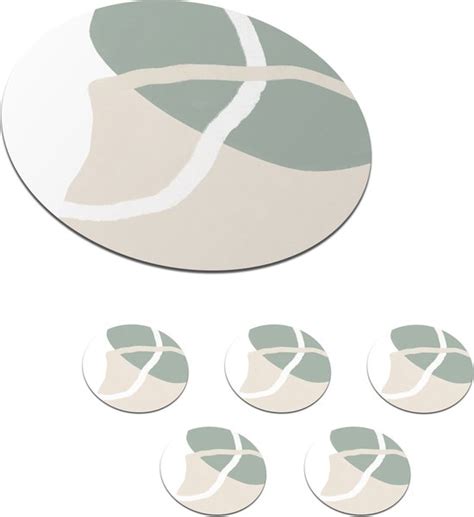 Onderzetters Voor Glazen Rond Minimalisme Pastel Design X