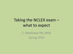 The Eight Steps Of The Nclex Examination Process