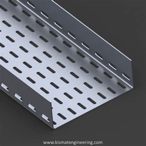 Steel Ladder Hot Dip Galvanized Perforated Type Cable Trays For