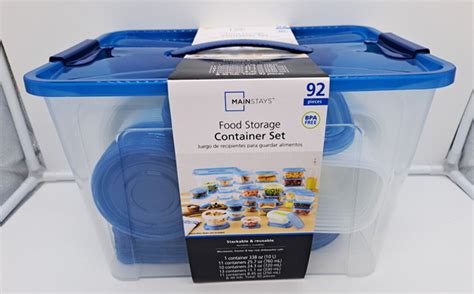 Mainstays 92 Piece Food Storage Set 998 At Walmart Free Stuff Finder