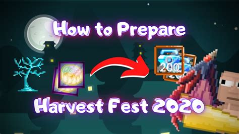 How To Prepare Harvest Fest 2020 Growtopia YouTube