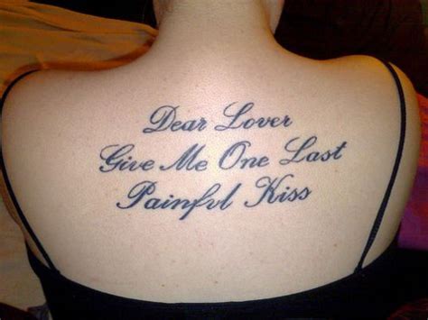 Tatouage Avec Phrase D Amour Mod Les Et Exemples