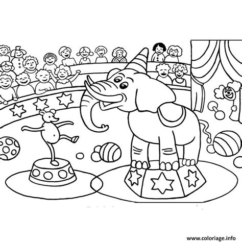 Coloriage Cirque Maternelle Dessin Maternelle Imprimer