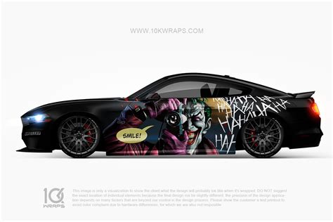 Joker Car Wraps Jk 28 Made With Top 3m Vinyl 10kwraps