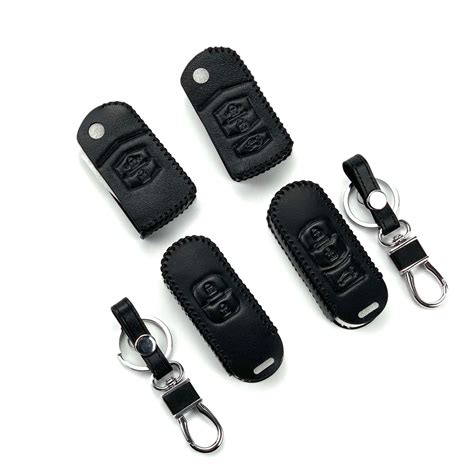 Genuine Leather Car Key Case Cover For Mazda 2 3 5 6 Atenza CX5 CX 5