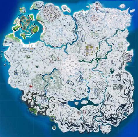 Chapter 2 Season 9 Map Concept Iced Rfortnitebr