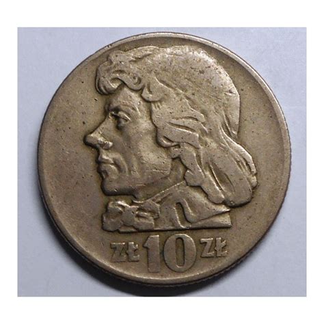 POLAND 10 Zlotych 1959 Tadeusz Kosciuszko