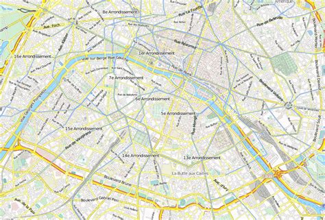 Jardin Du Luxembourg Stadtplan Mit Luftaufnahme Und Hotels Von Paris