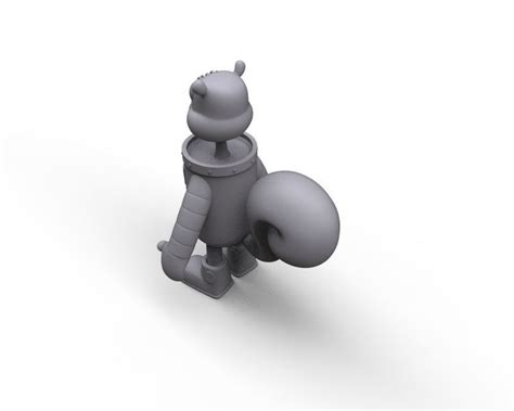 SpongeboSquarepants Sandy Cheeks Free 3D Model 3D Printable CGTrader