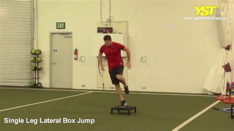 Single Leg Lateral Box Jump Youtube