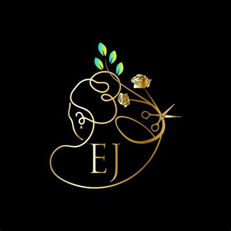 Premium Vector Ej Initial Logo Salon Luxury Cosmetics Spa Beauty