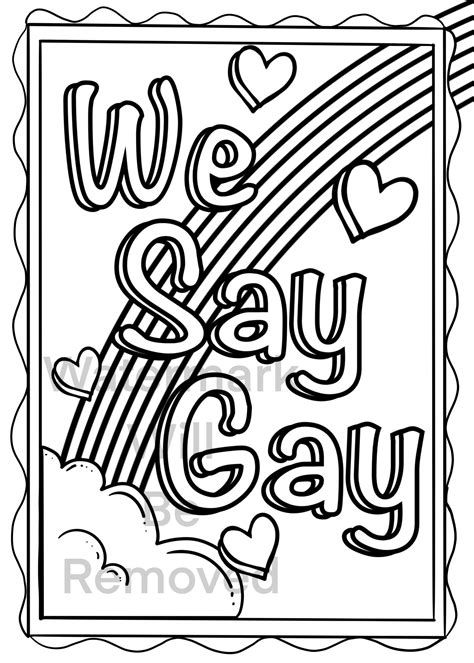 Lgbt Equality Coloring Pages