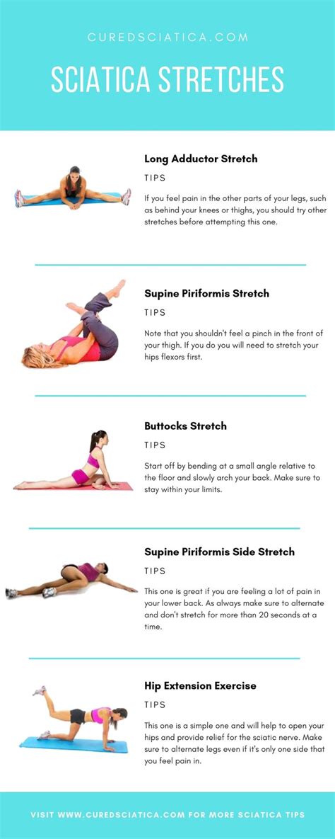 Printable Exercises For Sciatica Relief