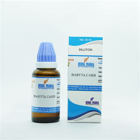 Hering Pharma Dilution Baryta Carbonica