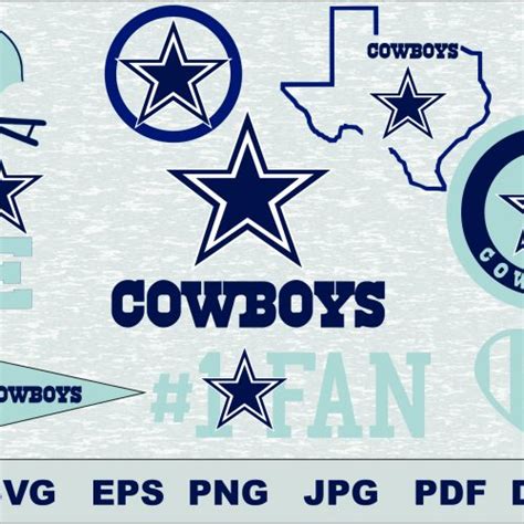 Dallas Cowboys Svg Dxf Logo Silhouette Studio Cameo Cricut Design