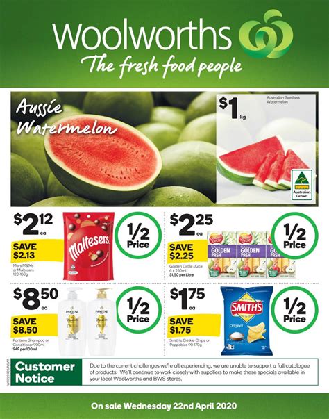 Woolworths Catalogue 22 28 Apr 2020 Catalogue AU