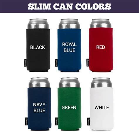 Koozie Logo Slim Can Cooler Full Color 1 Side MyKoozie