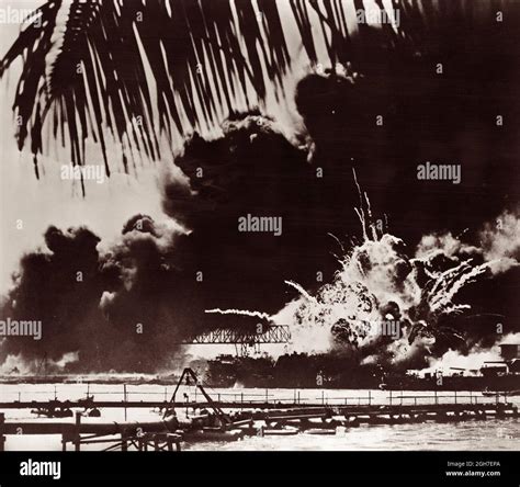 Pearl Harbor Explosion Aerial Hi Res Stock Photography And Images Alamy