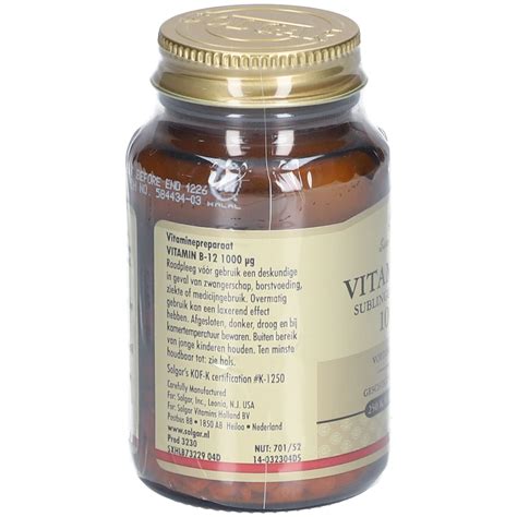 SOLGAR VITAMIN B12 1000 µg 250 St Redcare Apotheke