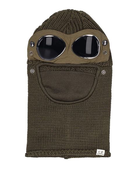 C P Company Wool Balaclava W Goggles In Gray For Men Lyst