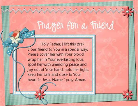 Prayer For Healing For A Sick Friend