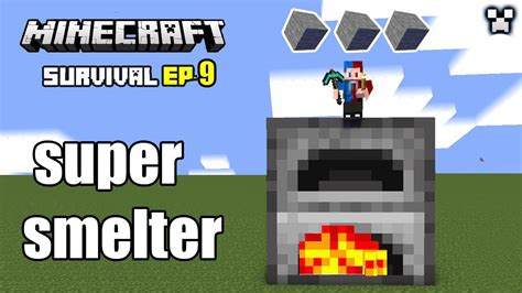 I Made Super Smelter In Minecraft Ep It S Virtual Youtube