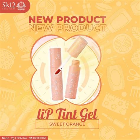 Jual Sr Lip Tint Gel Sweet Orange Shopee Indonesia