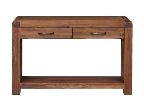 Baumhaus Shiro Walnut Console Table Shiro Walnut Console Table