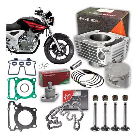 Kit Cilindro Motor Cbx 250 Twister 2007 Original Magnetron