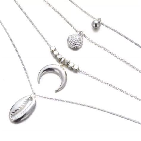 Collier Tendance Corne Lune Aimy Bijoux Fantaisie