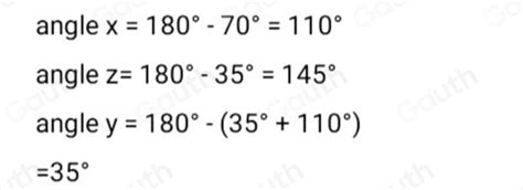 Solved Calcule La Medida De Los Ngulos Faltantes X Y Z