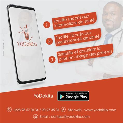 Togo YôDokita lapplication mobile qui révolutionne la prise en