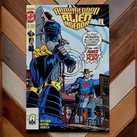 ARMAGEDDON ALIEN AGENDA 1 4 DC 1991 Complete Mini Series HI GRADE