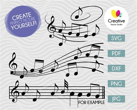 Music Notes Svg Cutting Files Free