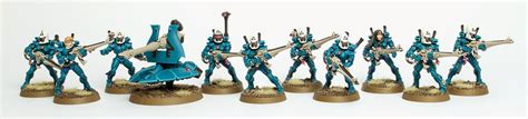 Showcase Eldar Guardian Defender Squad Of Iybraesil Tale Of Painters