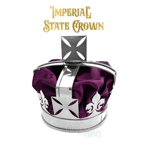 Imperial State Crown Template PRINTABLE 3D Crown Replica Crown Printable Coronation Crown King ...