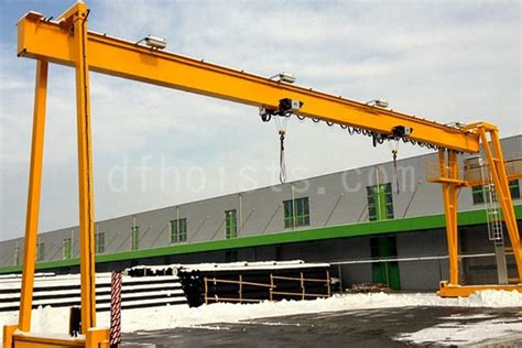 Fem Standard Single Girder Gantry Cranes Manufacturer Dafang Crane