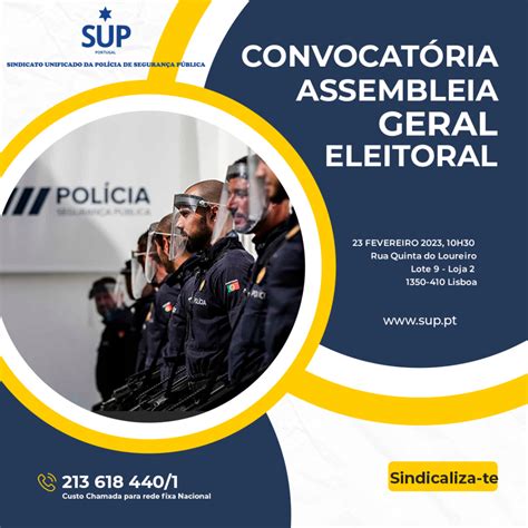 Convocatória Assembleia geral Eleitoral SUP