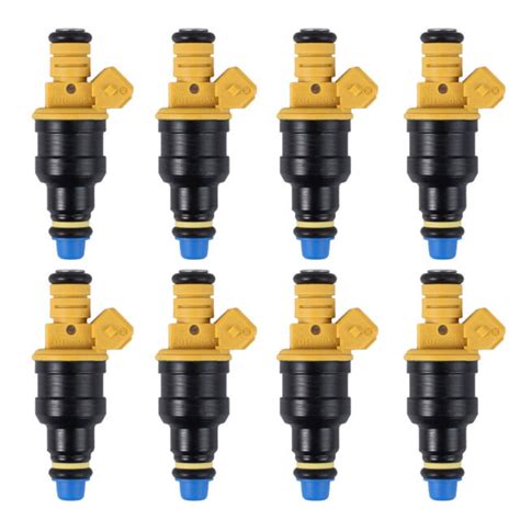 Set Upgrade Oem Lb Hole Fuel Injectors Fits Ford F F E