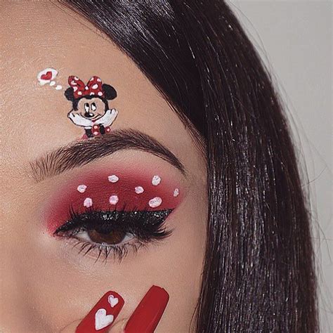 Minnie Mouse Make Up By Nasiabelli Instagram Disney Minnie Mouse