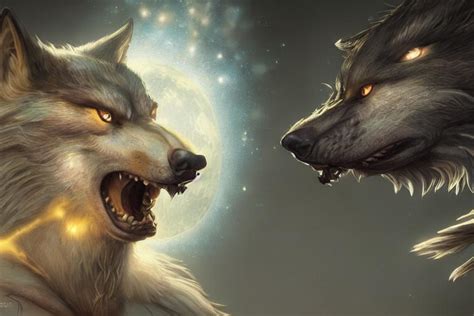 Werewolves Fighting By Xcatophiliax On Deviantart