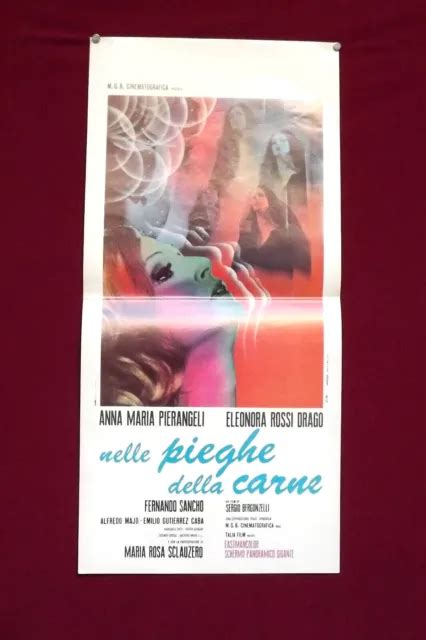 NELLE PIEGHE DELLA Carne Locandina Poster EROTICO Horror Pierangeli