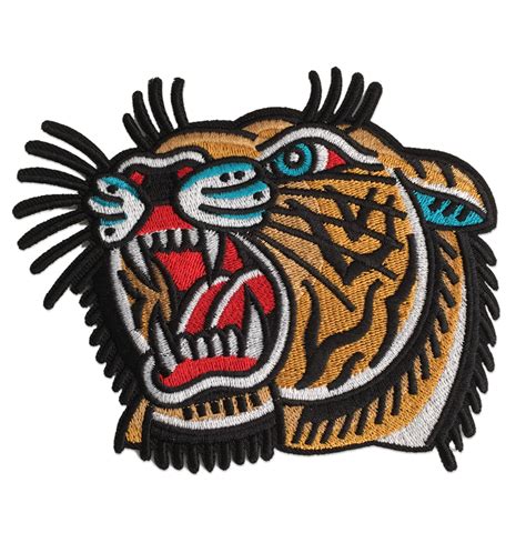 Embroidered Large Shon Tiger Patch Custom Patches Embroidered