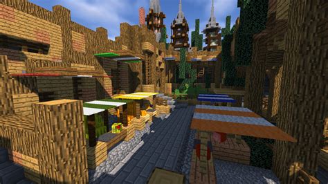 Minecraft Medieval Market