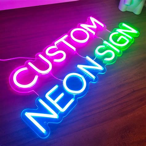 Custom Neon Sign Neon Sign Personalized Ts Wedding Etsy