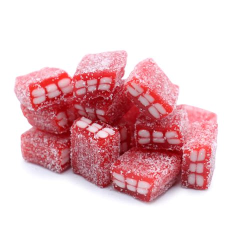 Sour Strawberry Bricks Nostalgic Candy