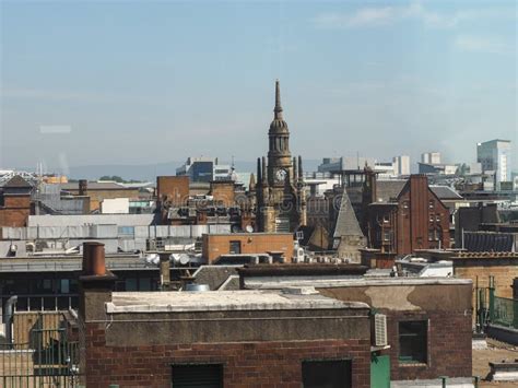 Aerial View Of Glasgow Stock Image Image Of United 123318711