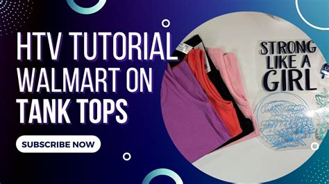 Walmart Kid Tank Top Tutorial Applying HTV To A Tank Top YouTube